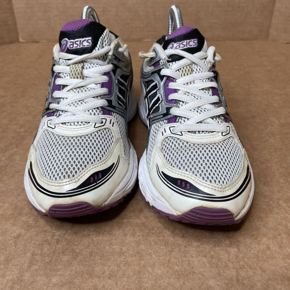Asics Womens Gel Contend T2N8N White Running Shoes Sneakers Size 7.5 - Picture 3 of 10